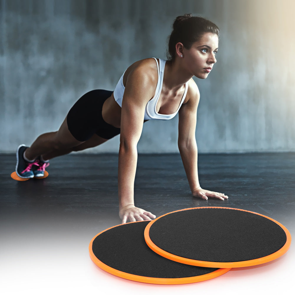 1 Pair Abdominal Core Training Exercise Equipment Fitness Glide Plate Sports Sliding Disc Body Exercises Training Slide Pad - The Mobility Kit