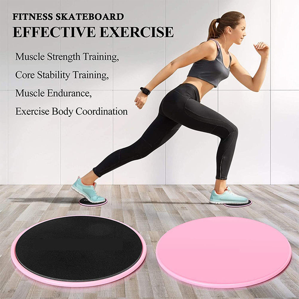 1 Pair Abdominal Core Training Exercise Equipment Fitness Glide Plate Sports Sliding Disc Body Exercises Training Slide Pad - The Mobility Kit