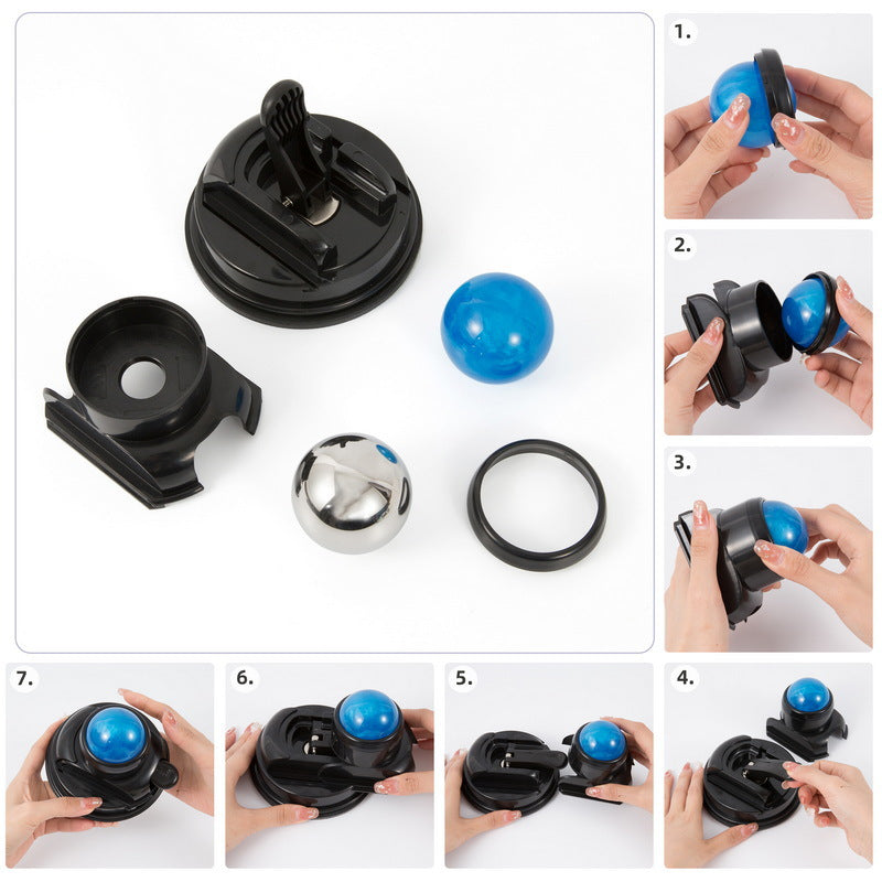 Wall-mounted Suction Cup Massage Ball - The Mobility Kit