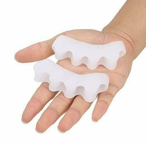 2 Toe Separators Straightener Toes Spacer Bunion Corrector Feet Foot Pain Relief